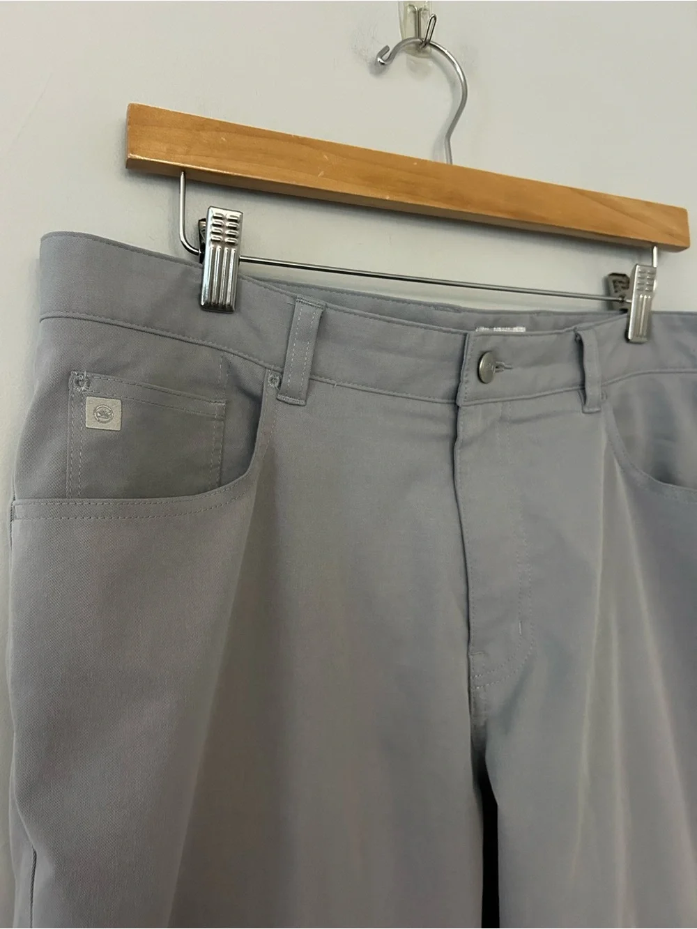 Peter Millar Crown Sport eb66 Performance Five-Pocket Pants Gale Gray